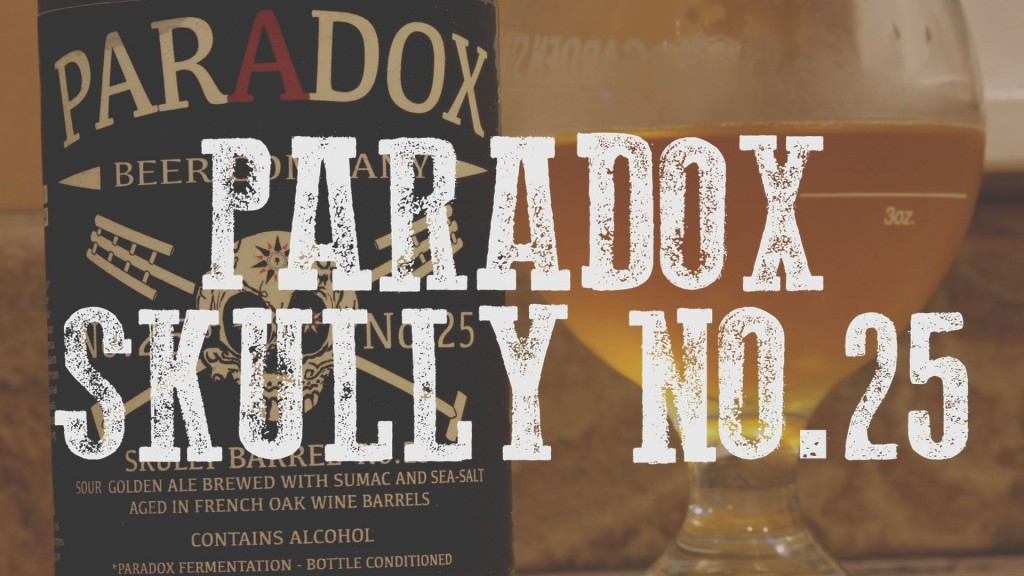 PARADOX BEER COMPANY SKULLY NO